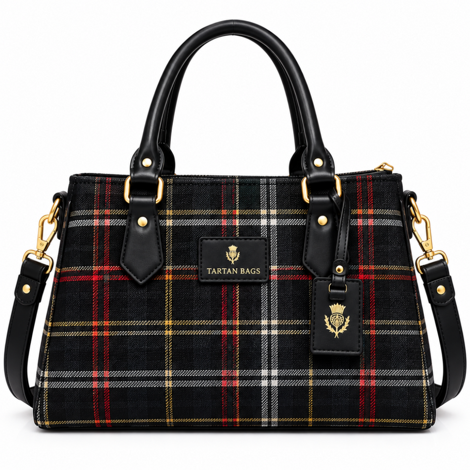 Blue Scottish Tartan Handbag