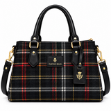 Blue Scottish Tartan Handbag