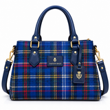 Blue Scottish Tartan Handbag
