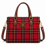 Blue Scottish Tartan Handbag